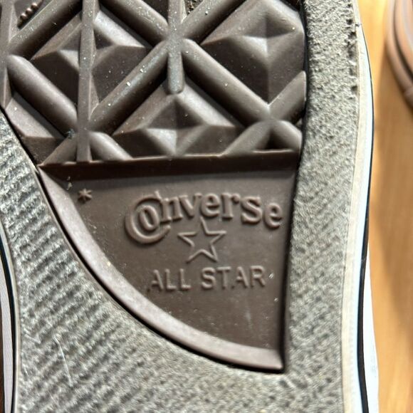 Converse Gray and White Chuck Taylor Sneakers Classic Style - Picture 10 of 10